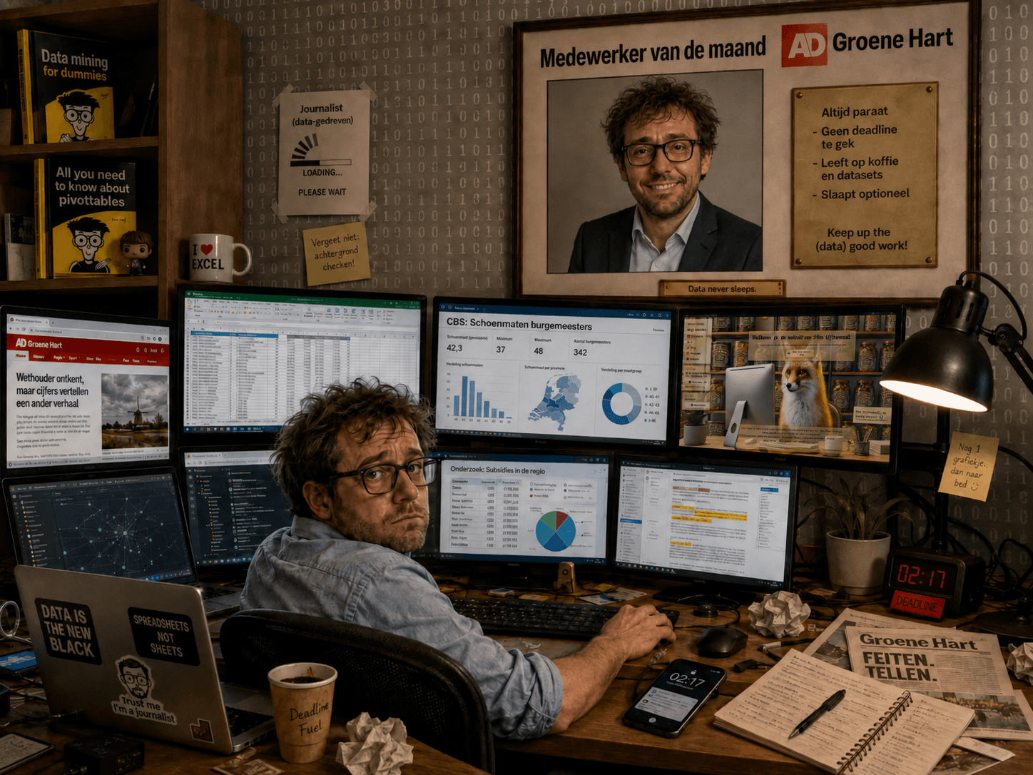 Thumbnail bij blog: Dataverslaggever